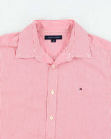Tommy Hilfiger Pink Pin Stripe Shirt - M