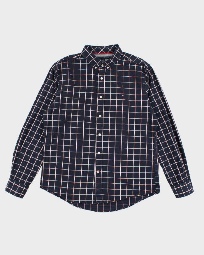Tommy Hilfiger Blue Check Shirt - L