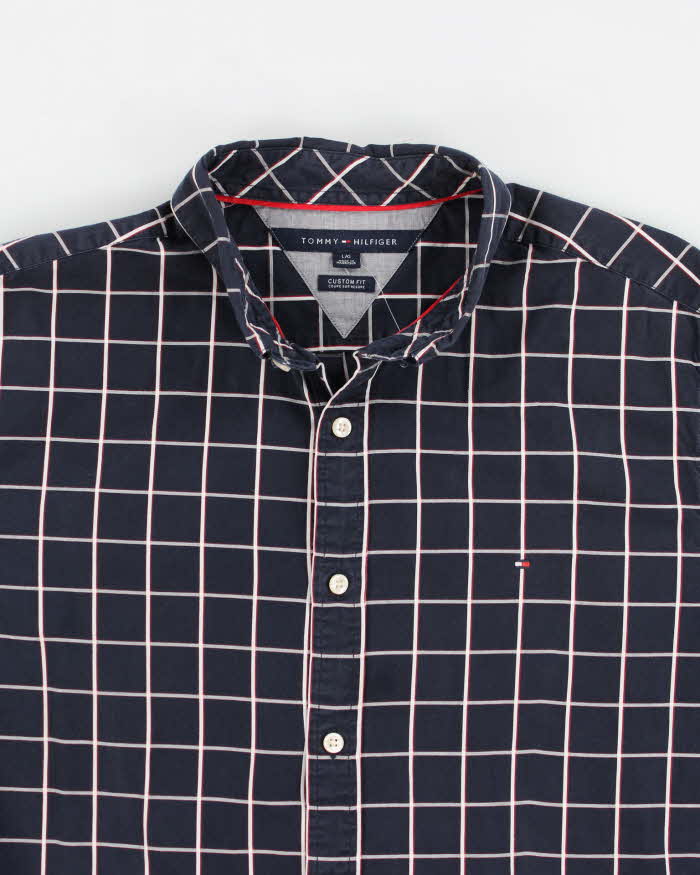 Tommy Hilfiger Blue Check Shirt - L