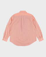 Tommy Hilfiger Pin Stripe Orange Shirt - XL