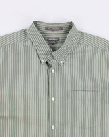 Eddie Bauer Green Stripe Shirt - XL