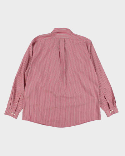 Eddie Bauer Pink Stripe Shirt - XL