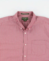 Eddie Bauer Pink Stripe Shirt - XL