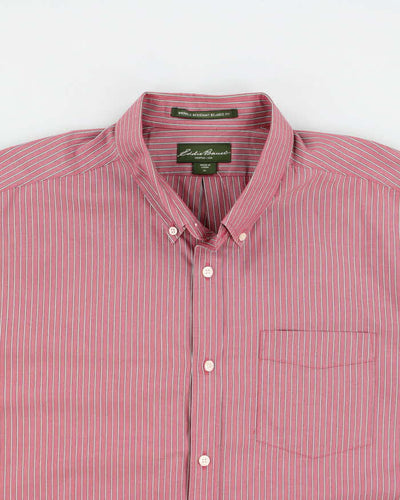 Eddie Bauer Pink Stripe Shirt - XL