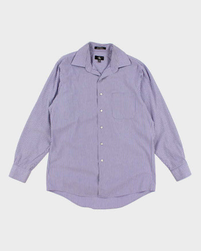 Calvin Klein Purple Stripe Shirt - L
