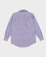 Calvin Klein Purple Stripe Shirt - L