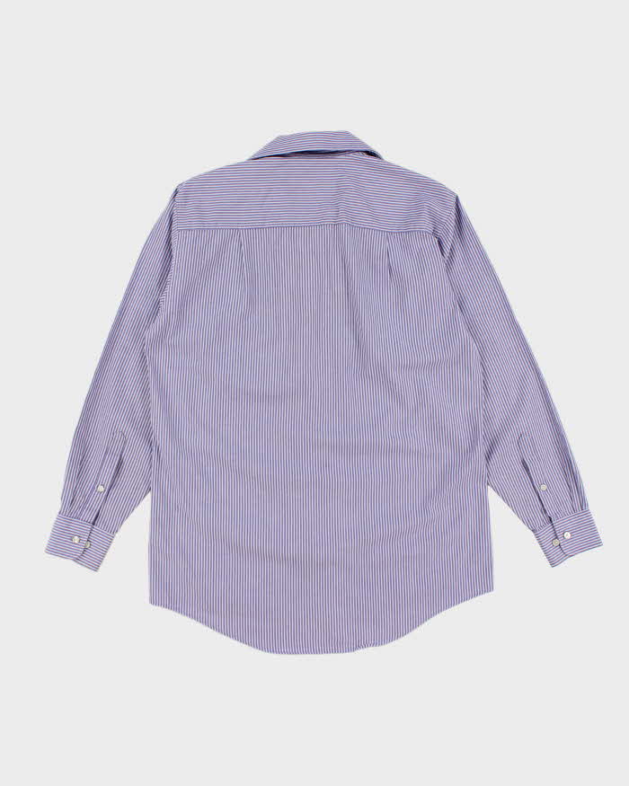 Calvin Klein Purple Stripe Shirt - L