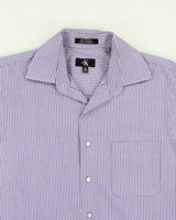 Calvin Klein Purple Stripe Shirt - L