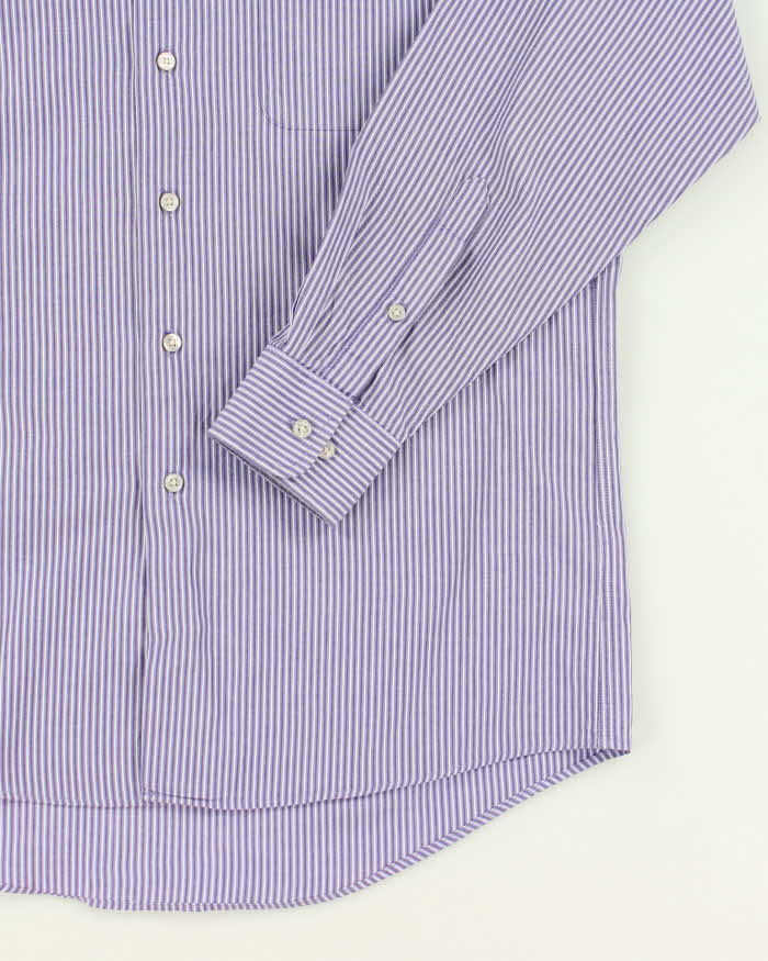 Calvin Klein Purple Stripe Shirt - L