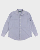 Ralph Lauren Blue Stripe Shirt - L