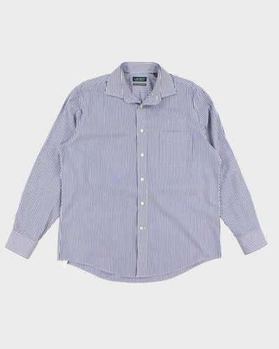 Ralph Lauren Blue Stripe Shirt - L