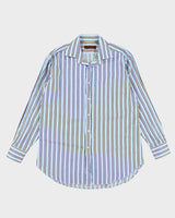 Y2k 00s Etro Stripe Shirt - M