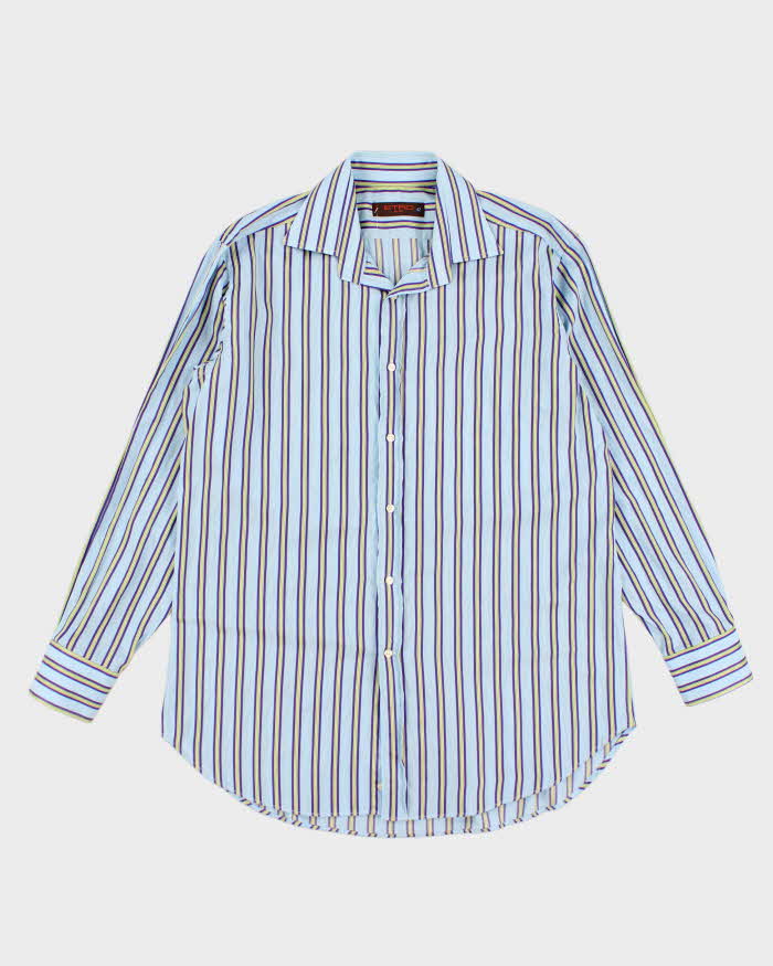 Y2k 00s Etro Stripe Shirt - M