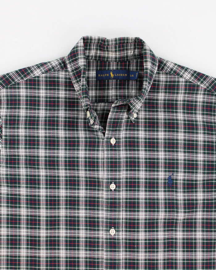 Ralph Lauren Check Short Sleeve Shirt - L