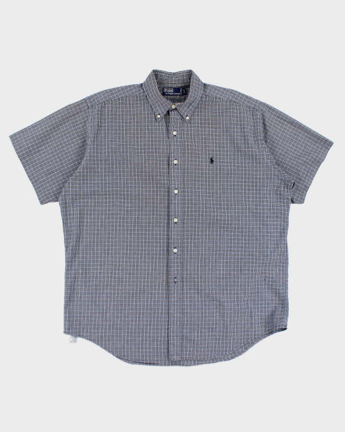 Ralph Lauren Check Pattern Short Sleeve Shirt - L