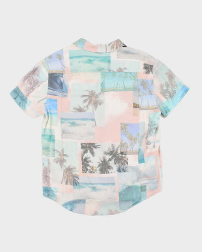 Guess Printed Short Sleeve Shirt - M