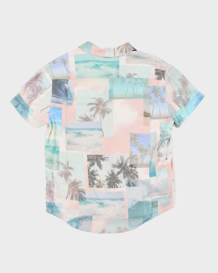 Guess Printed Short Sleeve Shirt - M