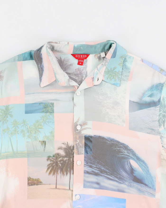 Guess Printed Short Sleeve Shirt - M