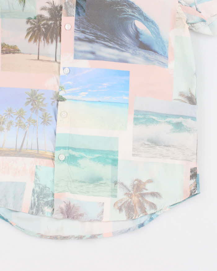 Guess Printed Short Sleeve Shirt - M