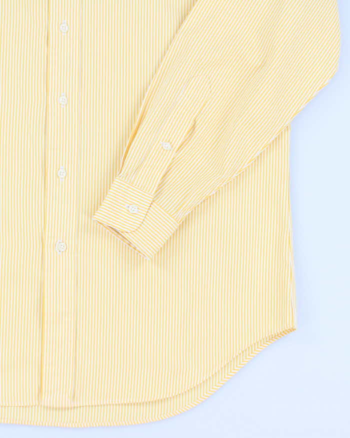 Ralph Lauren Yellow Stripe Long Sleeve Shirt - M