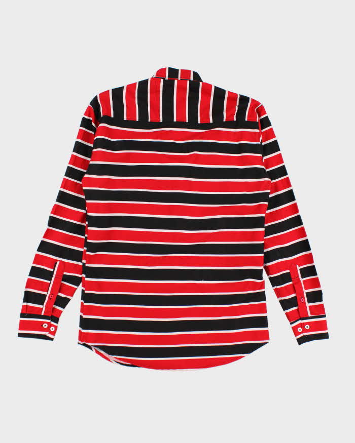 Fred Perry Stripe Long Sleeve Shirt - L