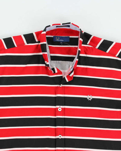 Fred Perry Stripe Long Sleeve Shirt - L
