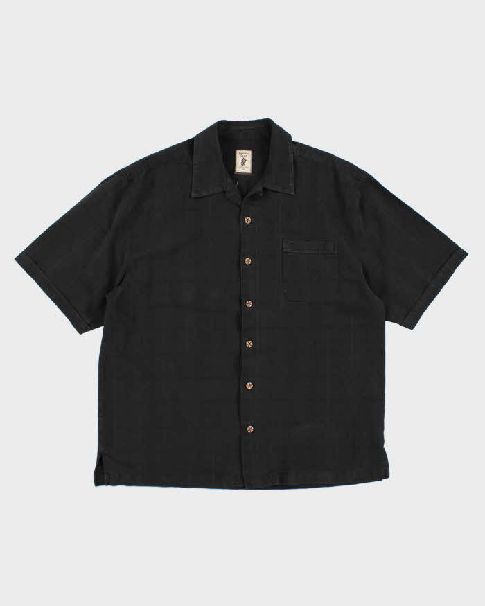 Jamaica Jaxx BLack Silk Shirt - XL