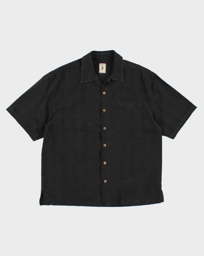 Jamaica Jaxx BLack Silk Shirt - XL