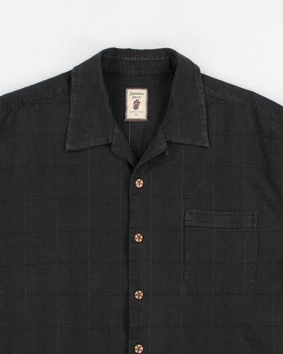 Jamaica Jaxx BLack Silk Shirt - XL