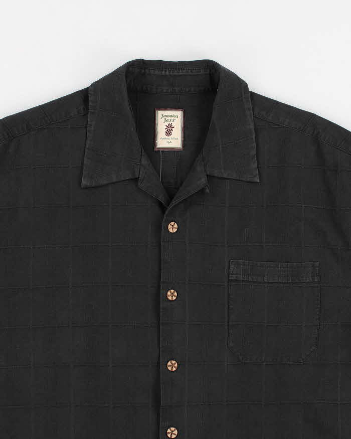 Jamaica Jaxx BLack Silk Shirt - XL