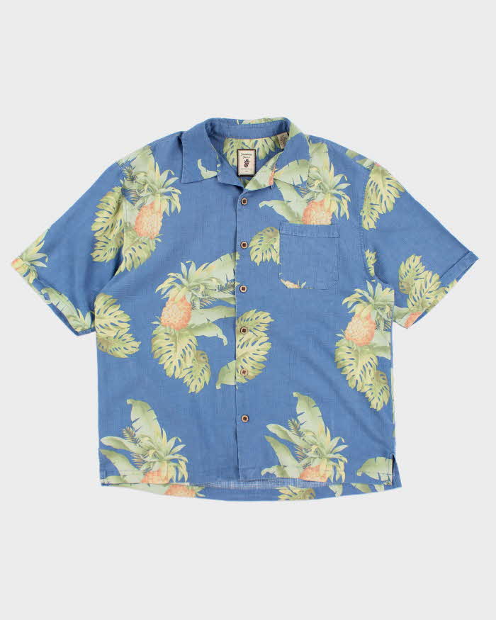 Jamaica Jaxx Blue Hawaiian Shirt - L