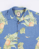 Jamaica Jaxx Blue Hawaiian Shirt - L