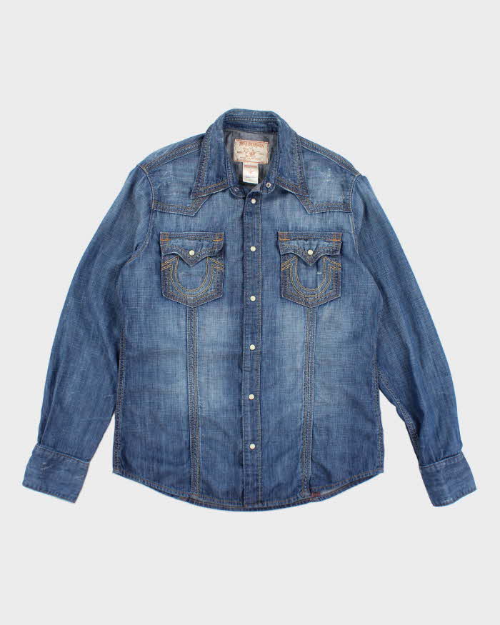 True Religion Long Sleeve Denim Shirt - XL