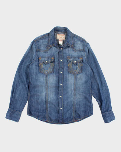 True Religion Long Sleeve Denim Shirt - XL