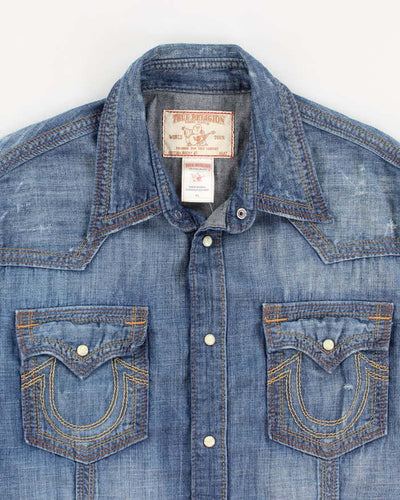 True Religion Long Sleeve Denim Shirt - XL