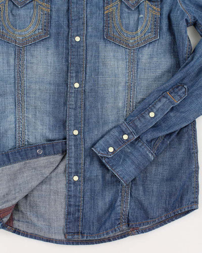 True Religion Long Sleeve Denim Shirt - XL