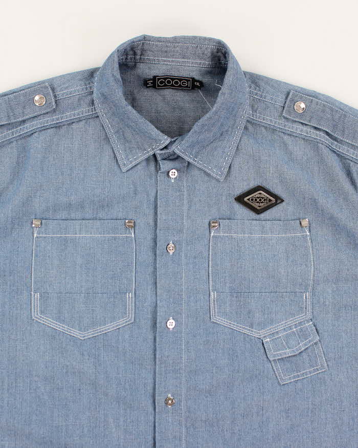 Vintage Y2k 00s Coogi Denim Shirt - XXXXL