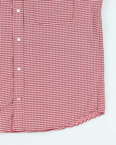 Tommy Hilfiger Red Check Short Sleeve Shirt - M