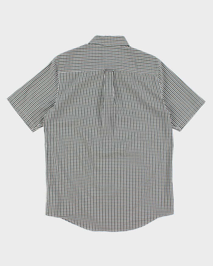 Chaps Green Check Short Sleeve Shirt - S