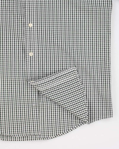 Chaps Green Check Short Sleeve Shirt - S