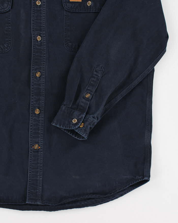 Carhartt Dark Denim Long Sleeve Shirt - L