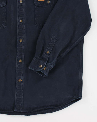 Carhartt Dark Denim Long Sleeve Shirt - L