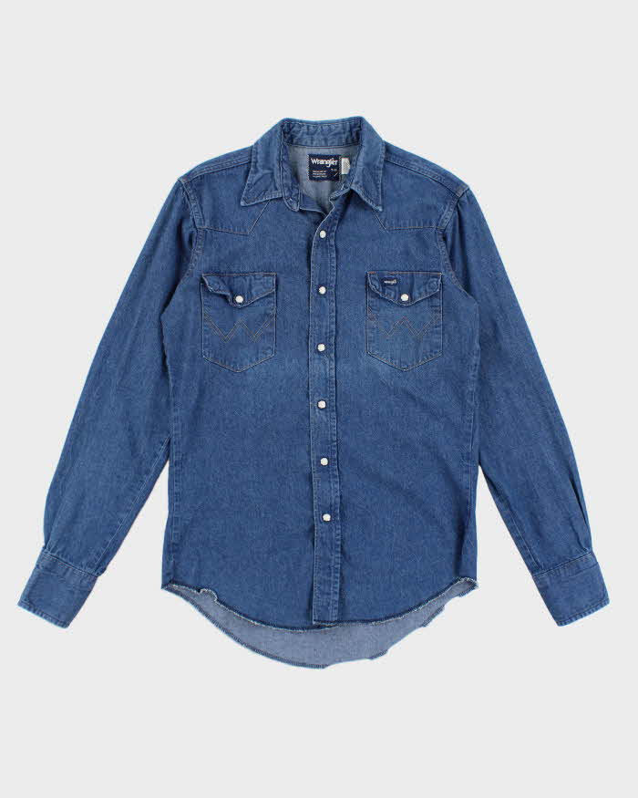 Vintage Wrangler Western Style Denim Shirt - S