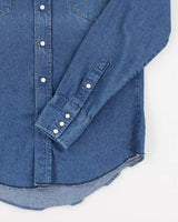 Vintage Wrangler Western Style Denim Shirt - S