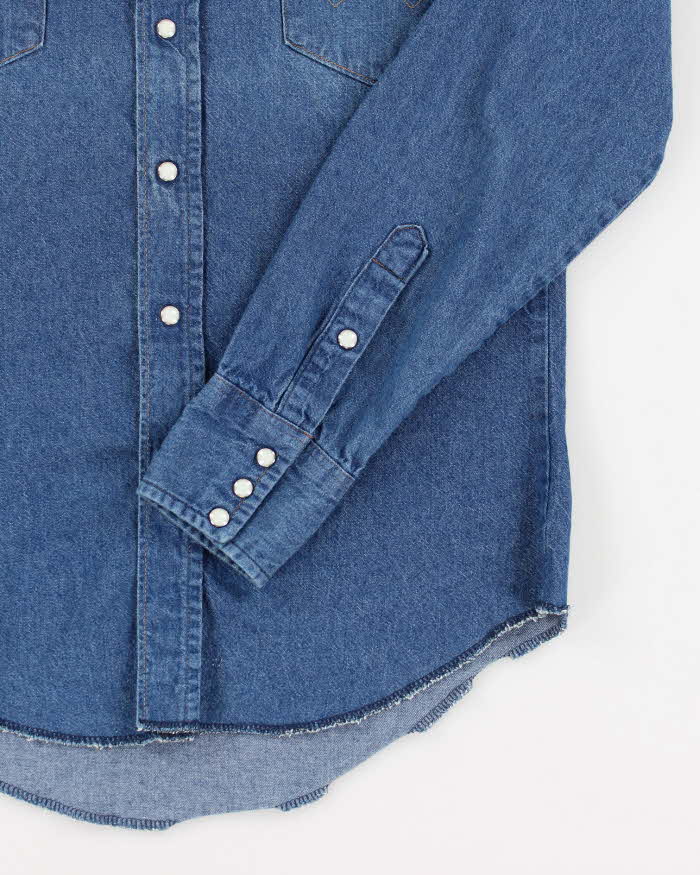 Vintage Wrangler Western Style Denim Shirt - S