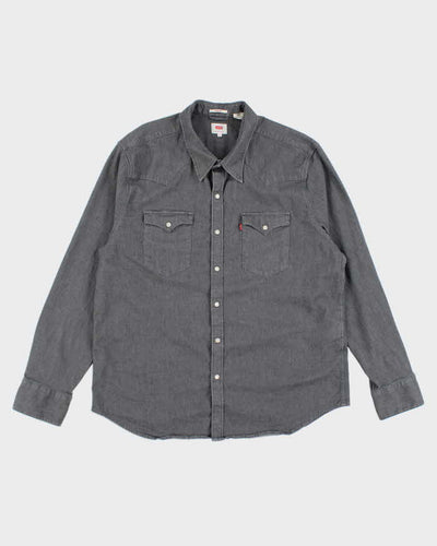 Levi's Western Grey Denim Shirt - XXL