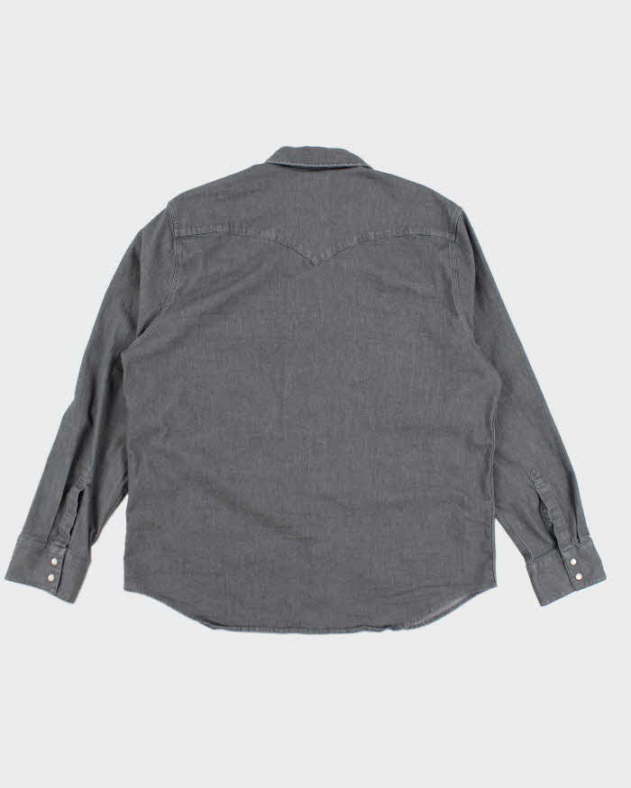 Levi's Western Grey Denim Shirt - XXL