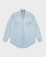 90s Bar-b Western denim Shirt - M