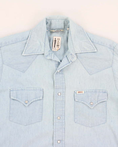 90s Bar-b Western denim Shirt - M