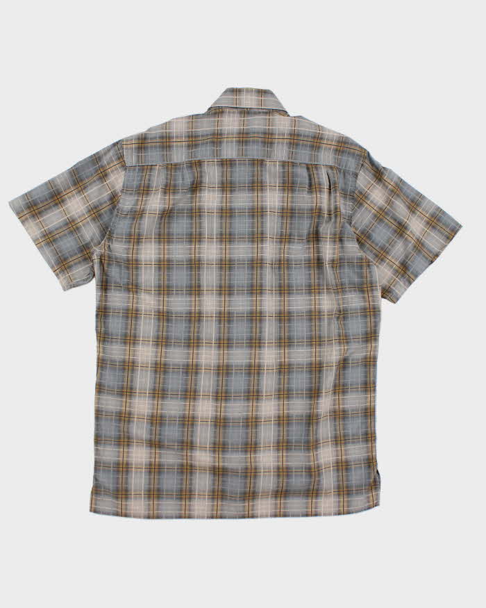 Ermenegildo Zenga Check Short Sleeve Shirt - L